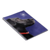 Labrador retriever noir - carnet de notes à (Côté Droit)