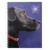 Labrador retriever noir - carnet de notes à (Devant)