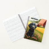 Labrador Retriever op Boerderij Notitieboek (Binnen)