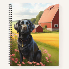 Labrador Retriever op Boerderij Notitieboek