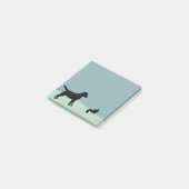 Labrador Retriever op lekkagekwirrel Post-it® Notes (Schuin)