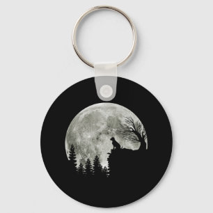 Labrador Retriever op Mountain Halloween Graphic Sleutelhanger