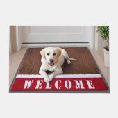 Labrador Retriever op welkomstmat Deurmat (Voorkant)