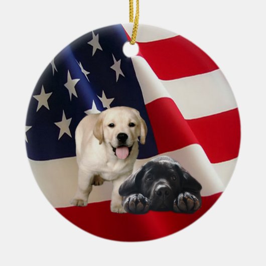 Labrador Retriever Ornament (Voorkant)