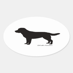 Labrador Retriever Ovale Stickers