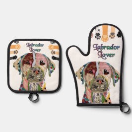 Labrador Retriever Ovenwant & Pannenlap Set
