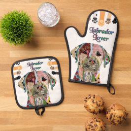 Labrador Retriever Ovenwant & Pannenlap Set