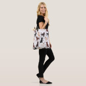 Labrador Retriever Paws and Botten Canvas tas (Op model)