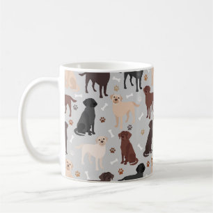 Labrador Retriever Paws and Botten Coffee Mok