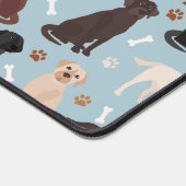 Labrador Retriever Paws en Botten Bureaumat (Hoek)