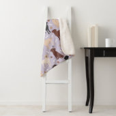 Labrador Retriever Paws en Botten Sherpa Blanket Sherpa Deken (In situ)