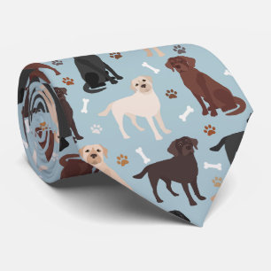 Labrador Retriever Paws en Botten Stropdas
