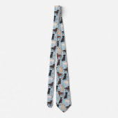 Labrador Retriever Paws en Botten Stropdas (Achterkant)