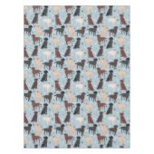 Labrador Retriever Paws en Botten Tafelkleed (Voorkant)