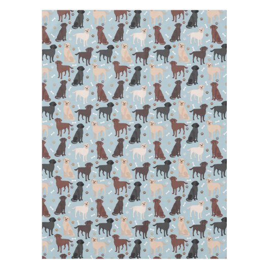 Labrador Retriever Paws en Botten Tafelkleed (Voorkant)