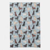 Labrador Retriever Paws en Botten Theedoek (Verticaal)