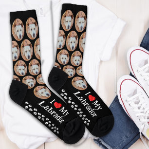 Labrador Retriever Personaliseer Hondenliefhebber Sokken