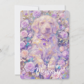 Labrador Retriever PET Loss Sympathy Card Feestdagenkaart