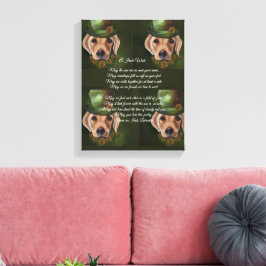 Labrador Retriever Poëzie Canvas Afdruk