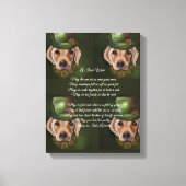 Labrador Retriever Poëzie Canvas Afdruk (Voorkant)