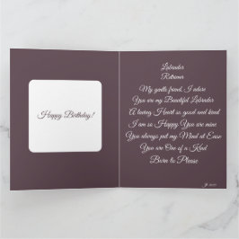 LABRADOR RETRIEVER POËZIE  KAART