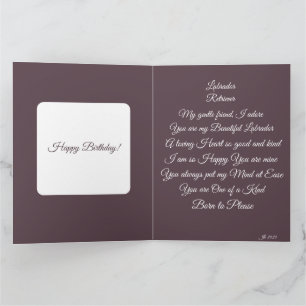 LABRADOR RETRIEVER POËZIE  KAART