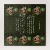 Labrador Retriever Poëzie Legpuzzel (Horizontaal)