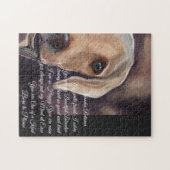 Labrador Retriever Poëzie Legpuzzel (Horizontaal)