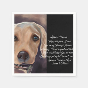 Labrador Retriever Poëzie Servet