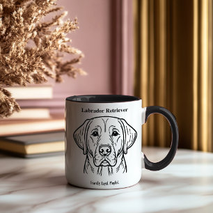Labrador Retriever Portret Mok