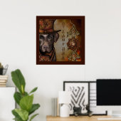 Labrador Retriever Poster (Thuiskantoor)