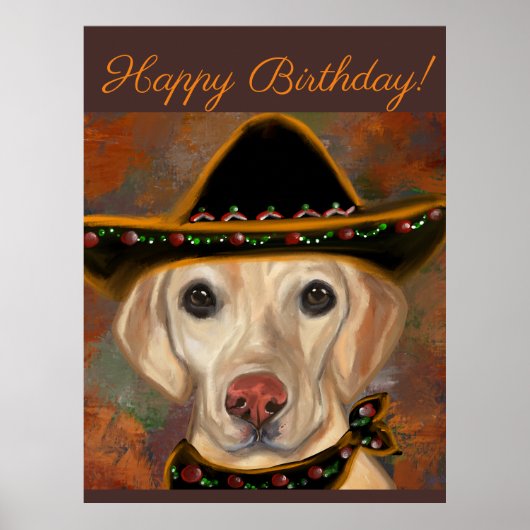 Labrador Retriever Poster (Voorkant)