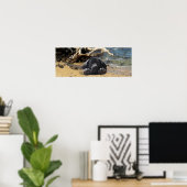 Labrador Retriever Poster Beach (Bureau à domicile)