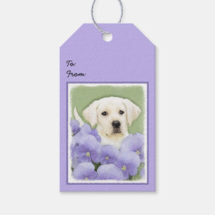 Labrador Retriever Puppy Painting Original Dog Art Cadeaulabel