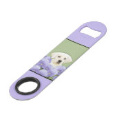 Labrador Retriever Puppy Painting Original Dog Art Speed Flessenopener (Voorkant Gekanteld)