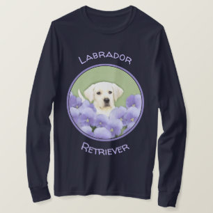 Labrador Retriever Puppy Painting Original Dog Art T-shirt