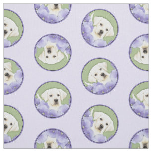 Labrador Retriever Puppy Schilderij Gele Hond Art Stof