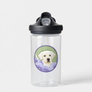 Labrador Retriever Puppy Schilderij Originele Hond Waterfles