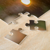 Labrador retriever, puzzle de laboratoire jaune (Côté)