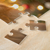 Labrador retriever, puzzle de laboratoire jaune (Côté)