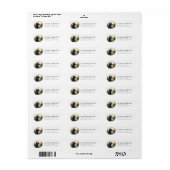 Labrador Retriever Return Address Labels (Full Sheet)