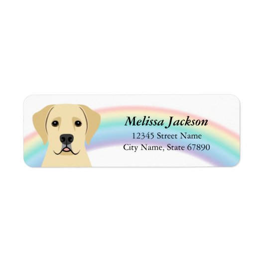 Labrador Retriever Return Address Labels (Voorkant)
