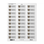 Labrador Retriever Return Address Labels (Full Sheet)