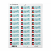 Labrador Retriever Return Address Labels (Full Sheet)