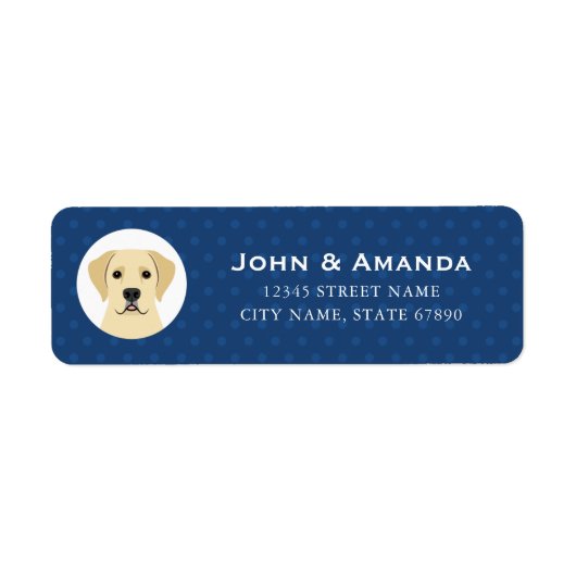 Labrador Retriever Return Address Labels (Voorkant)