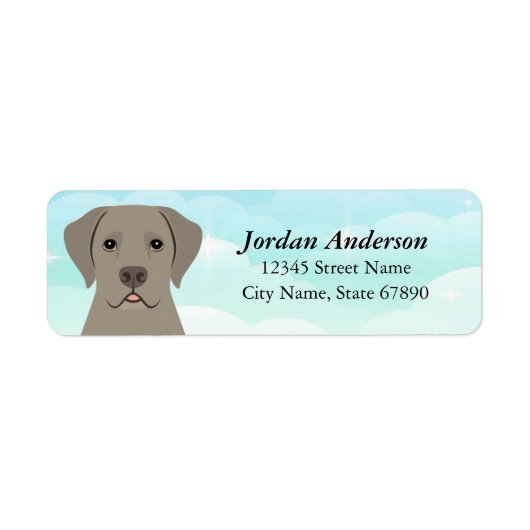 Labrador Retriever Return Address Labels (Voorkant)