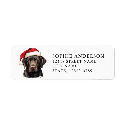Labrador Retriever Return Address Labels (Voorkant)