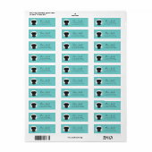 Labrador Retriever Return Address Labels (Full Sheet)