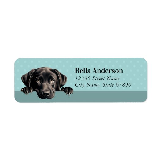Labrador Retriever Return Address Labels (Voorkant)