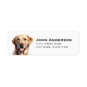 Labrador Retriever Return Address Labels